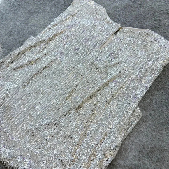 NWT Maurice’s Sequin Padded Shoulder Top - Picture 6 of 12